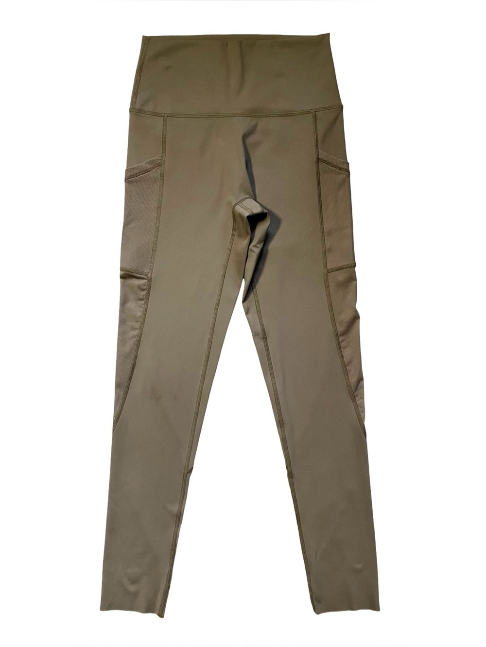 OFFLINE By Aerie Goals High Rise 7/8 Olive Mesh Pocket Leggings Medium - Picture 2 of 4